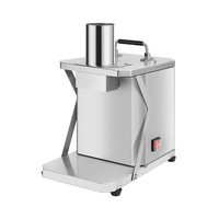 Elektrische automatische multifunctionele intelligente snijmachine voor groenten, vlees, wortelen, fruit, aardappelen en uien.