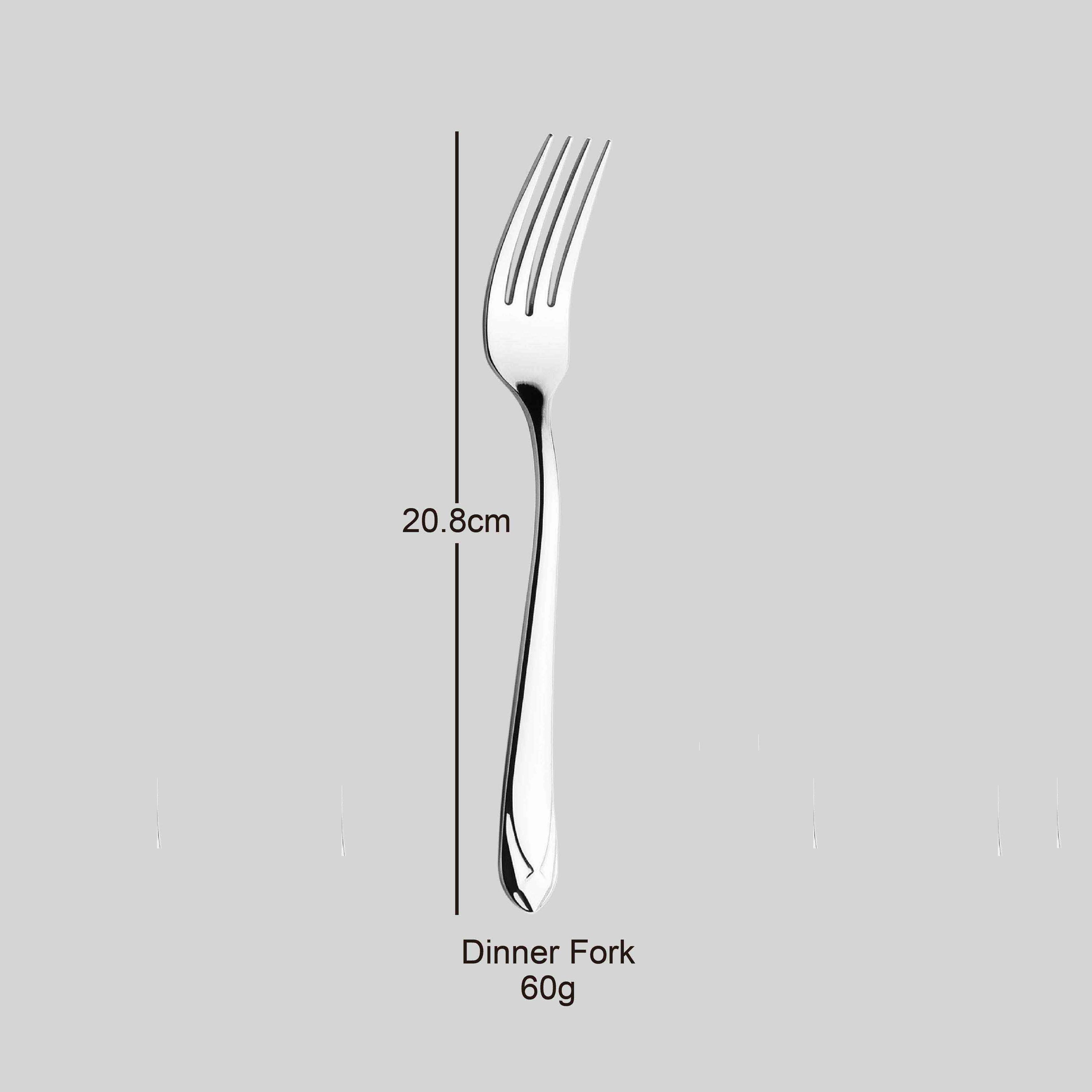 fourchette de table en argent