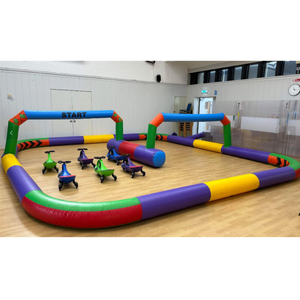 Pista inflable <span class=keywords><strong>de</strong></span> parachoques para niños, pista inflable para karts, pista <span class=keywords><strong>de</strong></span> carreras, carrera <span class=keywords><strong>de</strong></span> bolas Zorb a la venta - Product Image 2