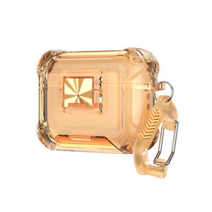 Funda Protectora de TPU con Soporte para Auriculares Crystal Shield para AirPods4, Funda Protectora a Prueba de Golpes con <span class=keywords><strong>Carga</strong></span> Inalámbrica para Auriculares para <span class=keywords><strong>AirPods</strong></span> Pro 3 - Product Image 2