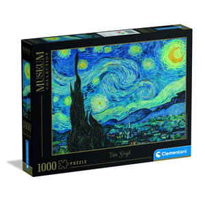 CLEMENTONI MUSEUM - PUZZLE DE 1000 PIÈCES LA NUIT ÉTOILÉE - Product Image 1