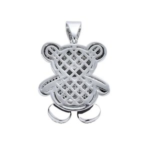 Pendentif Charme Luxe Moissanite en Argent Sterling 925, Bijou Unisexe Hip Hop Tendance, Accessoire Cadeau Tendance - Product Image 1