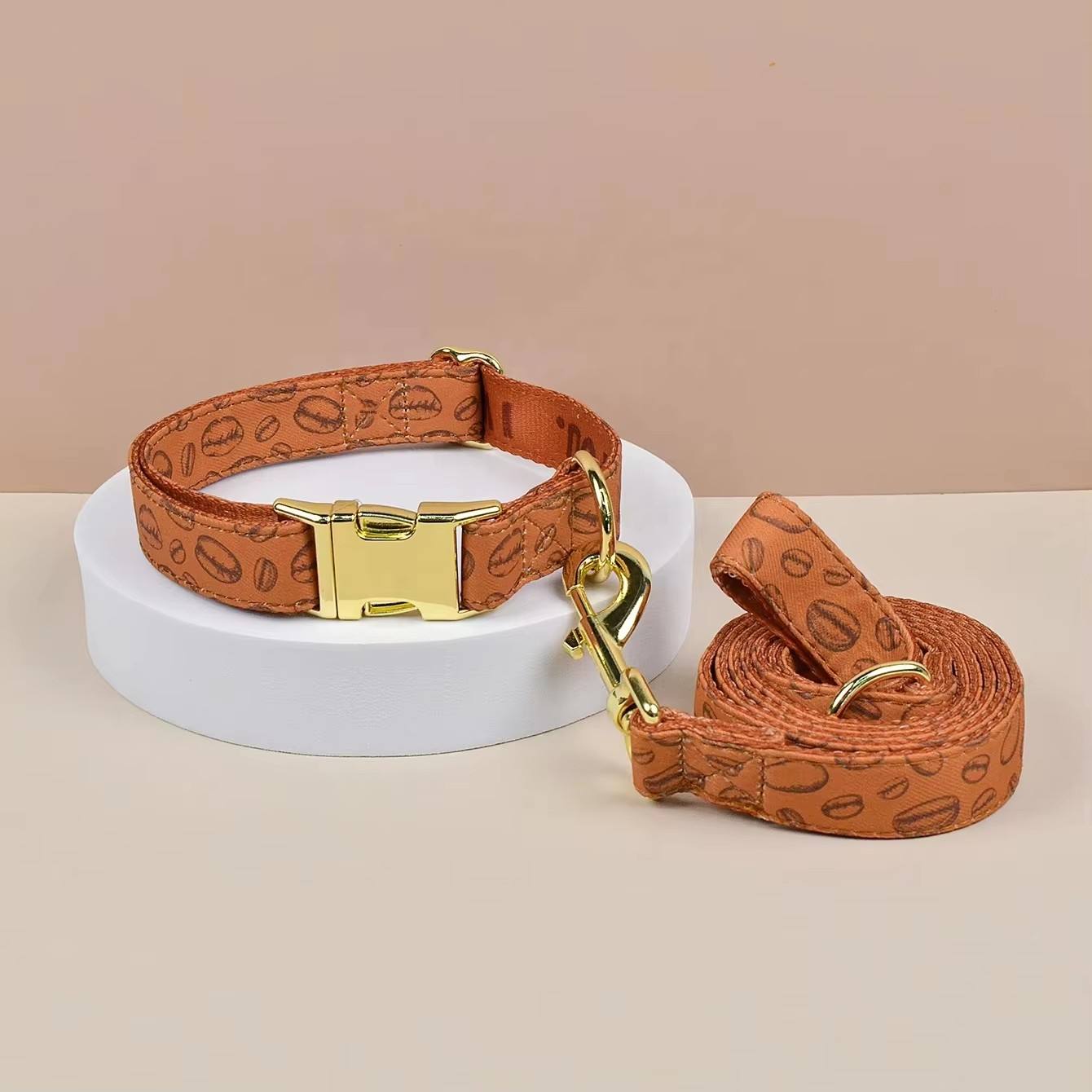 Coffee been Collar + Leash