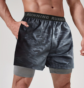 Compression Running Gym <b>Shorts</b> for <b>Men</b> Custom LOGO Workout Quick Dry Breathable Waterproof Casual Athletic Sweat Sports Fitness - Product Image 4