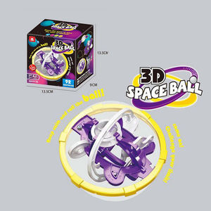 Changxi Trade $1 articles Promotion Intellect <span class=keywords><strong>3D</strong></span> Labyrinthe Boule Logique Labyrinthe <span class=keywords><strong>Globe</strong></span> Difficile Barrières <span class=keywords><strong>Puzzle</strong></span> Casse-tête Jouet - Product Image 3