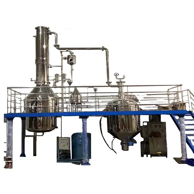 1000L 카 다몬 나 gardenia oil 추출 steam 물 증류 장비 lavender oil distiller