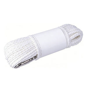 Corde d'ancre de bateau en polypropylène, diamètre personnalisé, noire avec rouge, imperméable, corde creuse tressée pour bateau - Product Image 4