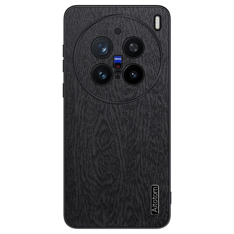 Vivo X200 Pro Tree Bark Leather Shockproof Phone Case