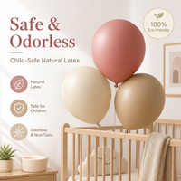 Ballons en latex décoratifs de différentes couleurs, rétro, pour la décoration de fête d'anniversaire, de mariage, de Noël, vente en gros