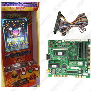 Tự Làm Đồng Xu Pusher Arcade Chú Hề Đảng <span class=keywords><strong>Pinball</strong></span> Trò Chơi Máy Hội Đồng Quản Trị Kit Đồng Xu Hoạt Động Máy - Product Image 1