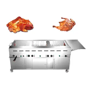 Çin toptan restoran otel kömür ördek kavurma/ticari tavuk kavurma makinesi/tavuk rotisserie makinesi
