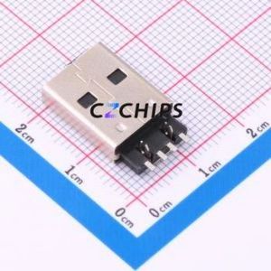 AM 90°YC USB Connector SMD Connector ( Connector Type: Type-A )( Protocol Standard: USB 2.0 )( Gender: Male ) - Product Image 2