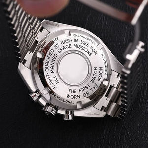 Reloj Mecánico de Lujo de Acero Inoxidable a Prueba de Agua Personalizado con su Marca de la Fábrica de Relojes HANNAH MARTIN, Reloj Minimalista de Alta Gama para Hombre - Product Image 3