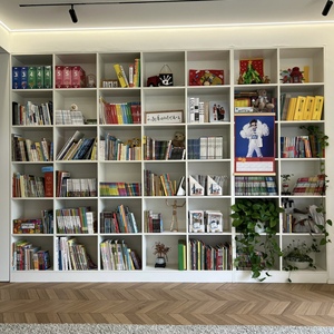 Estantería Moderna <span class=keywords><strong>para</strong></span> Libros, Ahorra Espacio, de Madera, <span class=keywords><strong>para</strong></span> Sala de Estar, Oficina <span class=keywords><strong>en</strong></span> <span class=keywords><strong>Casa</strong></span>, Apartamento, Muebles - Product Image 1