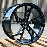 Nuevas Llantas Monobloque de Aleación de Aluminio 6061-T6 con Acabado Negro Brillante y Diseño Multirradio, Personalizadas de 18-24 Pulgadas para F30/F10/G30/F32/M8