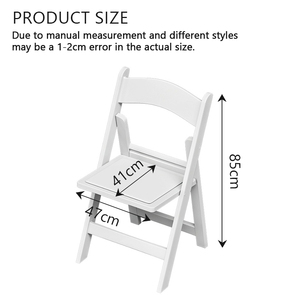 Silla de plástico plegable con respaldo para banquetes, silla portátil de resina para exterior para banquetes de boda, silla de recepción para adultos, éxito de ventas al por mayor - Product Image 6