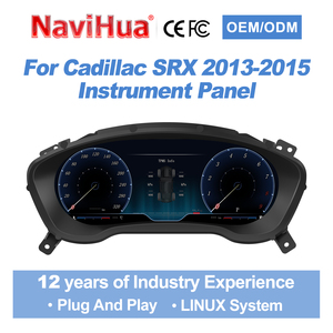 Medidor LCD para Auto Navihua con Sistema Linux, Carplay, Pantalla Digital, Velocímetro, Instrumento para Cadillac SRX 2013-2015 - Product Image 3