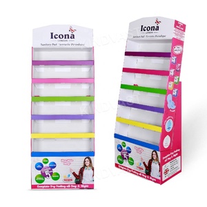 Tùy chỉnh bán lẻ POS tông sản phẩm sàn hiển thị giá các tông sóng hiển thị đứng kệ - Product Image 1