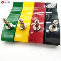 Pince pour électrodes ECG pédiatriques, lot de 4, avec connecteurs banane 3,0 mm/4,0 mm, pour électrodes EKG enfant