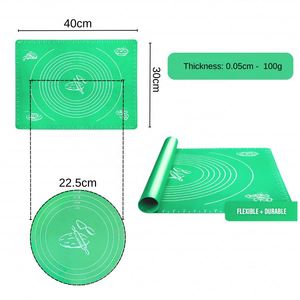 Tapete de Silicona Antiadherente Reutilizable Ecológico para Amasar con Medidas 40X30cm para Repostería, Cocina y Hogar - Product Image 1