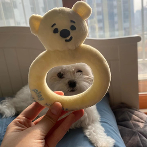 Jouet en peluche interactif en forme de biberon pour bébé et chien, sucette et hochet durables pour chien, vente en gros - Product Image 2