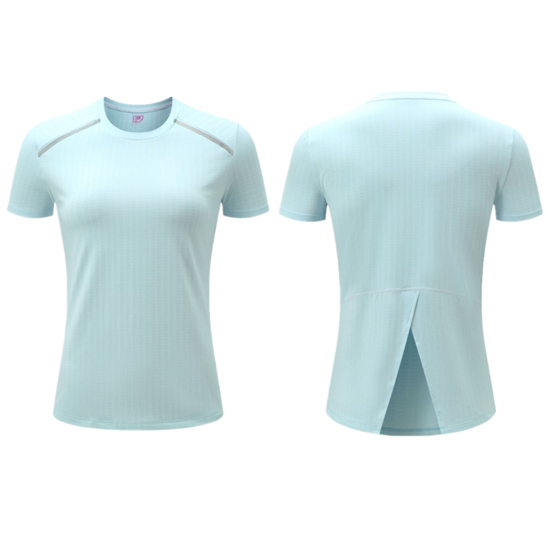 Wholesale Breathable Lightweight Regular Fit Womens Short Sleeve Yoga Tops Soft Spandex Workout Quick Dry Sports T-Shirt for