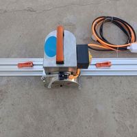 Machine de découpe de céramique portable de haute précision 2800W Coupe-carreaux de dalle de roche facile à utiliser avec équipement de service de rail de guidage