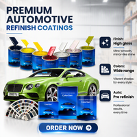 Peinture automobile 2K verte unie, revêtement acrylique, peinture de retouche automobile, peinture de retouche pour carrosserie