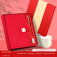 Coffret Cadeau Personnalisé en Cuir PU avec Clé USB 16 Go – Cadeau Promotionnel d'Entreprise OEM pour Réunions Annuelles avec Logo