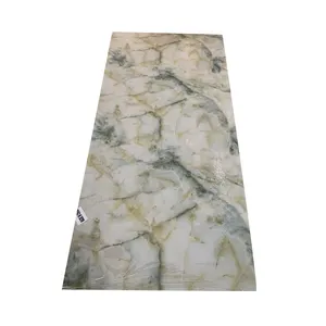 Waterproof PVC wall panel manufacturer marble alternative plastic sheets use for bathroom