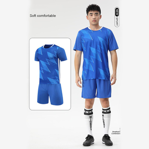 Voetbalshirts Volwassenen Gepersonaliseerde Bedrukte Jongens Voetbalkleding Sets Kinderen Voetbal Uniformen Voetbal Trainingspak - Product Image 4
