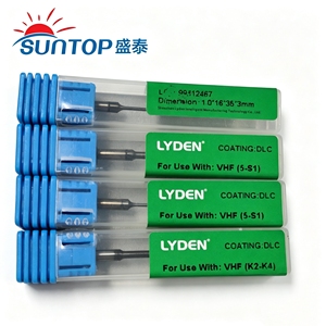 Fraiseuses en zircone LYDEN VHF de haute qualité, revêtement diamant, pour usinage <span class=keywords><strong>dentaire</strong></span> CAD/CAM, pour laboratoire de prothèses dentaires - Product Image 3