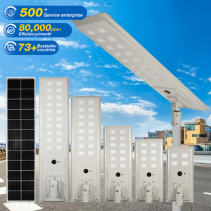 Lampione Solare LED Integrato Zenlea per Esterni, Impermeabile IP66, 100W 200W 300W 500W 800W, Tutto in Uno - Product Image 1
