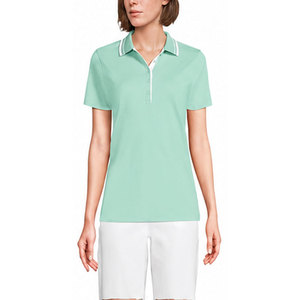 Chemises polo pour femmes en coton, manches courtes, décontractées, pour le golf, de qualité, légères, pour femmes. - Product Image 1