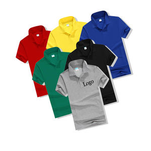 사용자 정의 인쇄 로고 <span class=keywords><strong>100</strong></span> 그룹 활동 착용을 위한 짧은 소매 폴리에스터 남자의 플러스 사이즈 폴로 셔츠 - Product Image 1