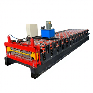เครื่องกดกระเบื้องสองชั้นแบบอัตโนมัติพร้อมปั๊ม PLC - Product Image 1