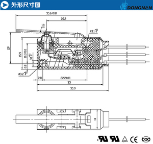 Machine à glaçons à action instantanée <span class=keywords><strong>micro</strong></span>-interrupteur de <span class=keywords><strong>5</strong></span> <span class=keywords><strong>amp</strong></span>ères 2 broches ou 3 broches SPDT 10A 25T 48VDC <span class=keywords><strong>micro</strong></span>-interrupteur de 10 <span class=keywords><strong>amp</strong></span>ères étanche - Product Image 3