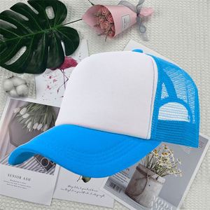 Custom Logo Classic Mesh Baseball Sports Casual Truck Cap 5-Panel Hat 100% Polyester Trucker Hats for Outdoor Beach Use Fashion - Product Image 3
