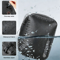 Pompe à air portable sans fil, gonfleur et dégonfleur, pompe électrique haute efficacité, compatible avec tous les sacs de stockage sous vide