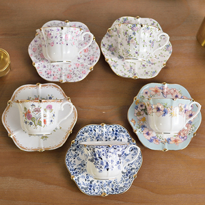 Popolare turco 200ml fiore decorativo <span class=keywords><strong>oro</strong></span> bordo osso China <span class=keywords><strong>tazza</strong></span> e piattini Cappuccino <span class=keywords><strong>tazza</strong></span> da tè ceramica tazze da caffè - Product Image 5