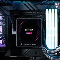 Refroidisseur de processeur AIO Alibaba Thermalright Grand Vision 240 ARGB noir pour PC, système de refroidissement par eau 240, écran LCD IPS