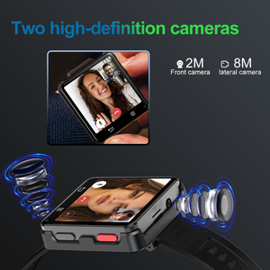 ساعة SENBONO S222 الذكية 4G، بنظام تحديد المواقع GPS، وشريحتين اتصال، وكاميرا بنظام أندرويد، وواي فاي، ومكالمات لاسلكية، ومقاومة للماء IP67، بمعصم وبطارية كبيرة، للجنسين - Product Image 5