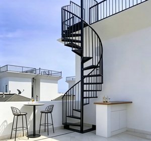 Diseño de <span class=keywords><strong>Escalones</strong></span> Antideslizantes para Escaleras Giratorias Prefabricadas en Interiores y Exteriores. Actualmente, escaleras de caracol metálicas. - Product Image 1