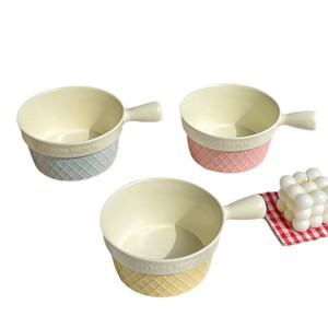 Juego de tazones de cerámica Hakuna Matata apilables con asa para comida, café, té y fiestas. - Product Image 5