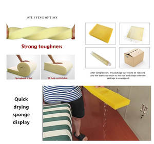 Hodon de gama alta personalizable Color sólido al aire libre para una sola persona protector solar impermeable extraíble lavable sofá asiento respaldo cojín - Product Image 4