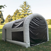 Simulateur de golf gonflable portable, tente de practice pour jouer au golf n'importe où