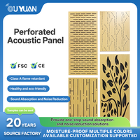 Panneaux acoustiques perforés en bambou carbonisé de haute qualité, durables, absorbant le son, haute fréquence, pour salon et chambre à coucher