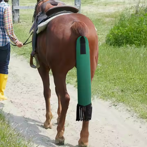 Sac de queue de cheval imperméable et durable, grande ouverture réglable pour un ajustement facile, design à franges simulant <span class=keywords><strong>une</strong></span> raquette à mouches - Product Image 4