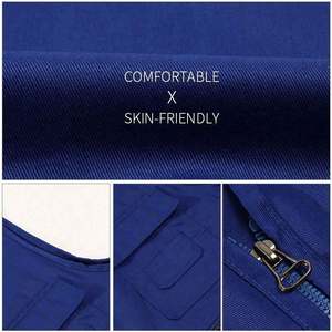 Chaleco Cargo Profesional Personalizado de Algodón y Poliéster para Hombre, Chaleco de Trabajo con Múltiples Bolsillos, Chaleco Deportivo de Verano - Product Image 6