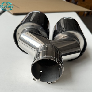 Punta de <span class=keywords><strong>escape</strong></span> de fibra de carbono Rytan Factory, puntas de <span class=keywords><strong>escape</strong></span> universales <span class=keywords><strong>para</strong></span> automóvil, acero inoxidable y punta de <span class=keywords><strong>escape</strong></span> de carbono brillante - Product Image 2